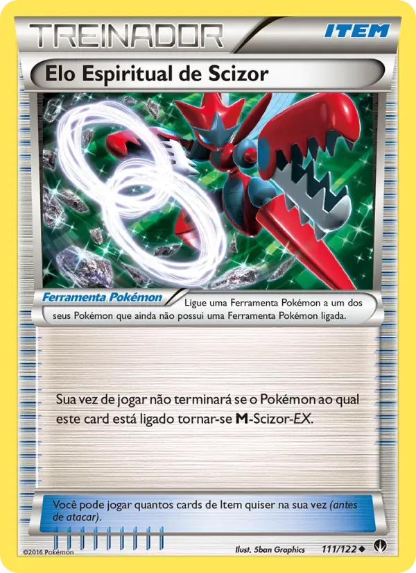Elo Espiritual de Scizor 111/122 Turbo Colisão