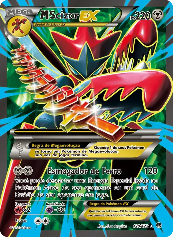 M-Scizor EX 120/122 Turbo Colisão