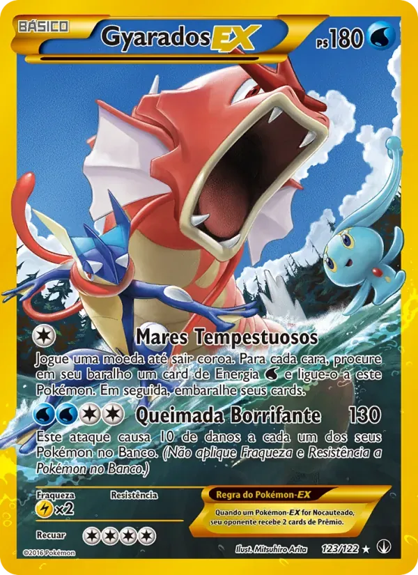 Gyarados EX 123/122 Turbo Colisão