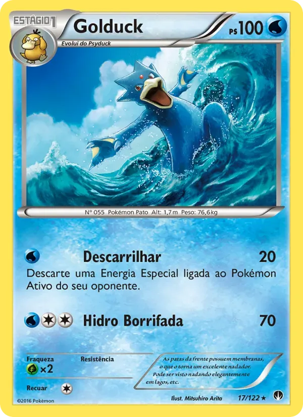 Golduck 17/122 Turbo Colisão