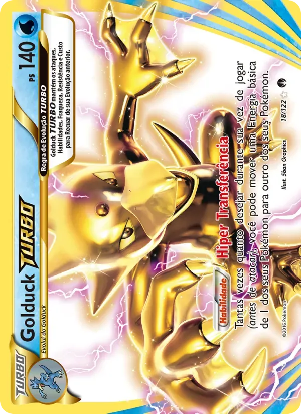 Golduck TURBO 18/122 Turbo Colisão