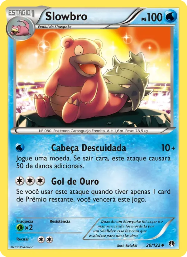 Slowbro 20/122 Turbo Colisão