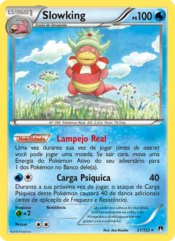 Slowking 21/122 Turbo Colisão