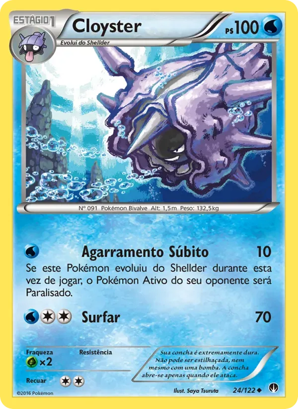 Cloyster 24/122 Turbo Colisão