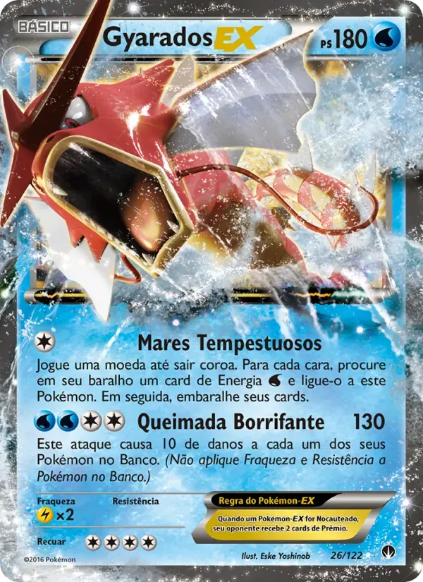 Gyarados EX 26/122 Turbo Colisão
