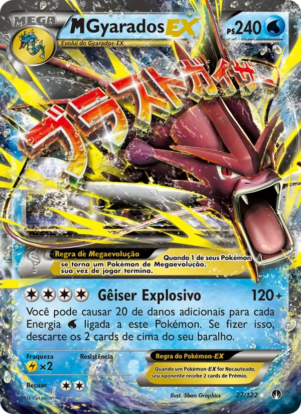 M-Gyarados EX 27/122 Turbo Colisão