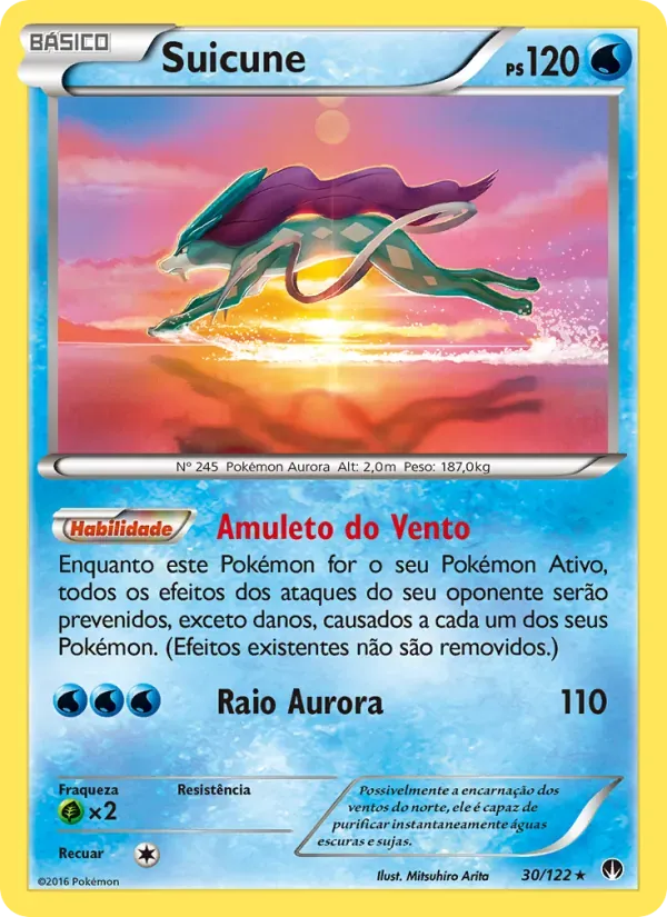 Suicune 30/122 Turbo Colisão