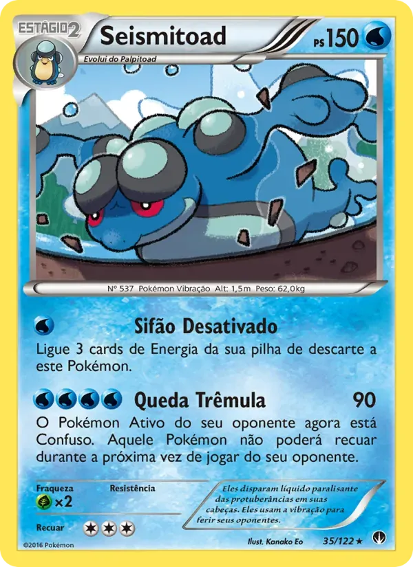 Seismitoad 35/122 Turbo Colisão