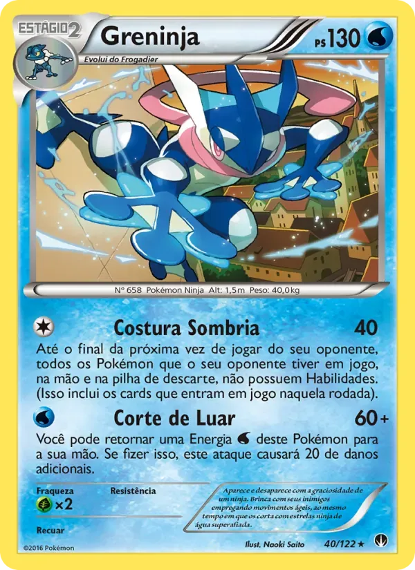 Greninja 40/122 Turbo Colisão