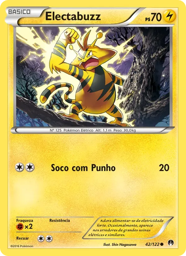 Electabuzz 42/122 Turbo Colisão