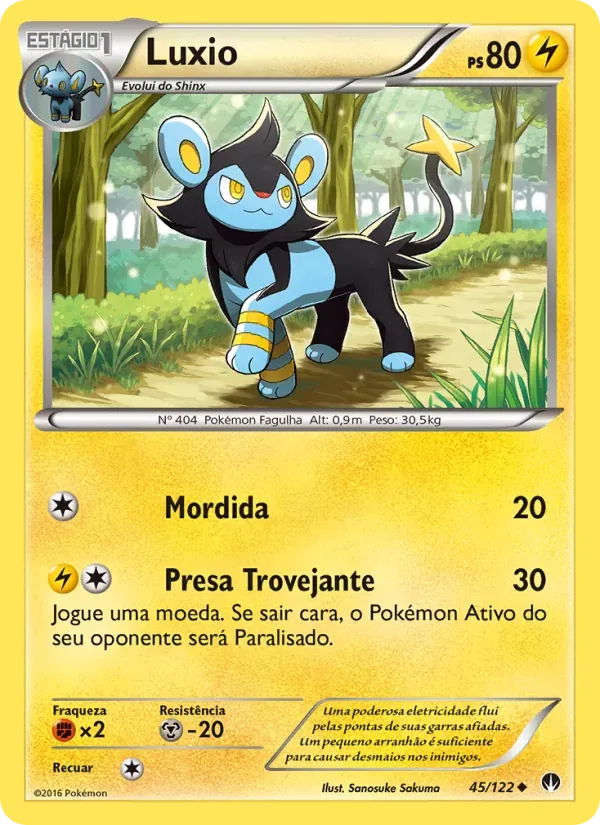 Luxio 45/122 Turbo Colisão