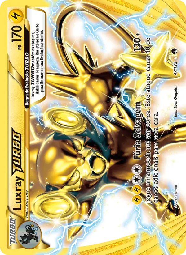 Luxray TURBO 47/122 Turbo Colisão