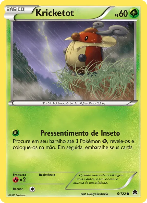Kricketot 5/122 Turbo Colisão