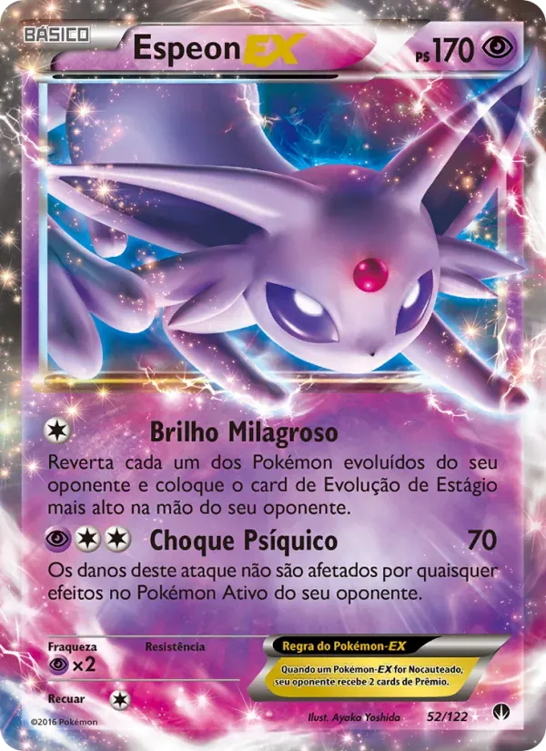 Espeon EX 52/122 Turbo Colisão