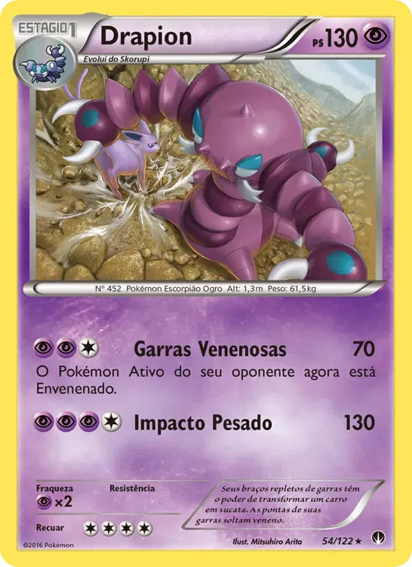 Drapion 54/122 Turbo Colisão