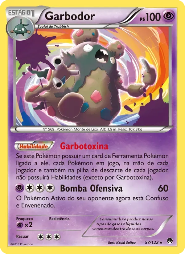 Garbodor 57/122 Turbo Colisão