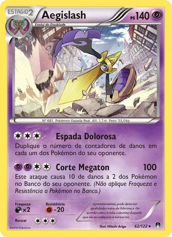 Aegislash 62/122 Turbo Colisão