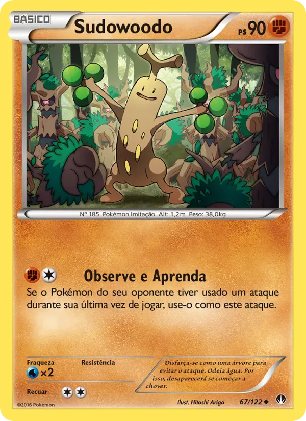 Sudowoodo 67/122 Turbo Colisão