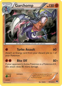 Garchomp 70 Turbo Colisão