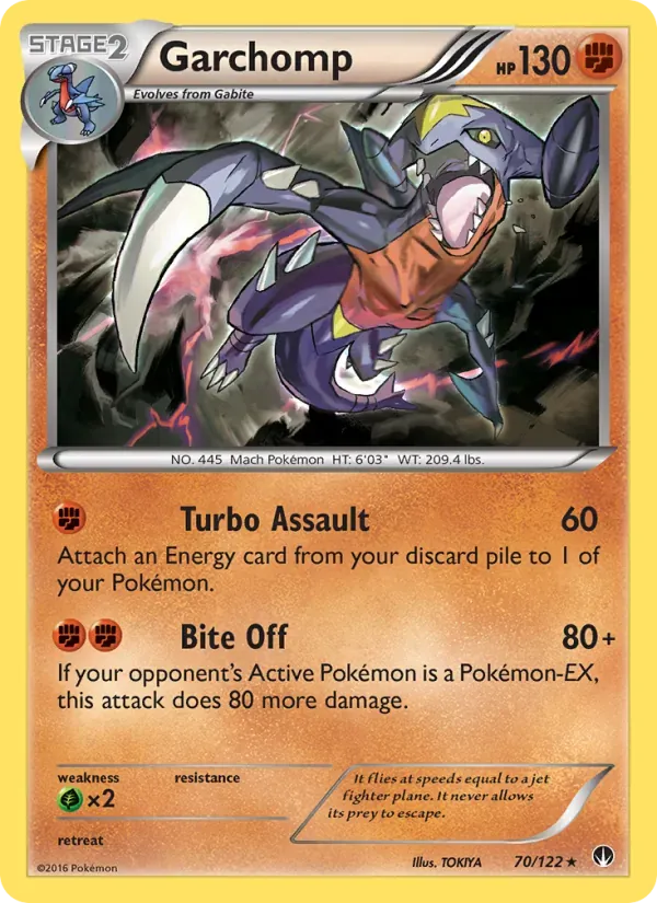 Garchomp 70/122 Turbo Colisão