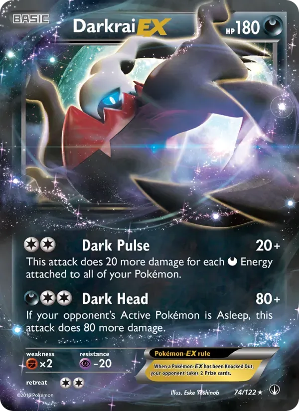 Darkrai EX 74/122 Turbo Colisão