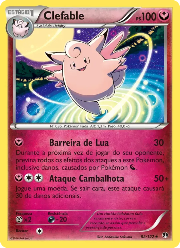 Clefable 82/122 Turbo Colisão