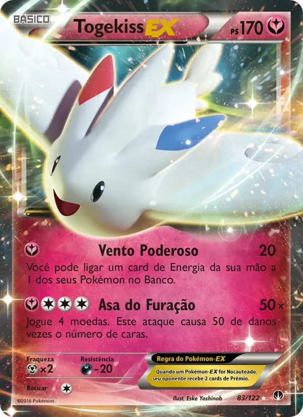 Togekiss EX 83/122 Turbo Colisão