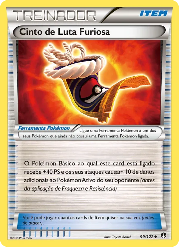 Cinto de Luta Furiosa 99/122 Turbo Colisão