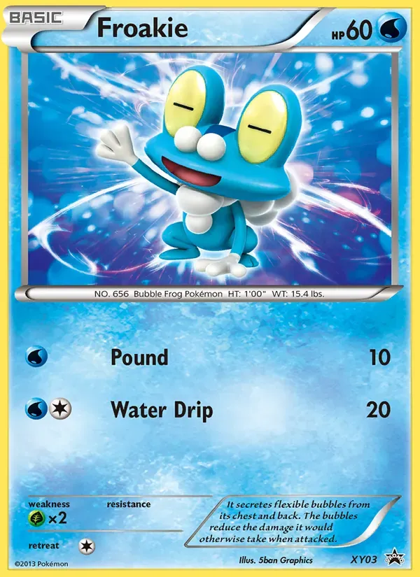 Froakie XY03/211 XY Black Star Promos