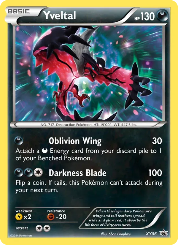 Yveltal XY06/211 XY Black Star Promos
