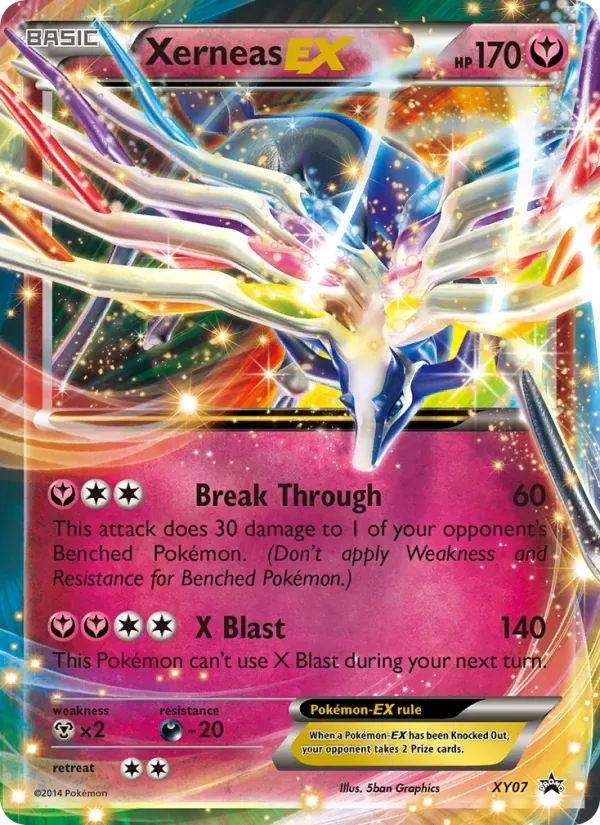 Xerneas EX XY07/211 XY Black Star Promos