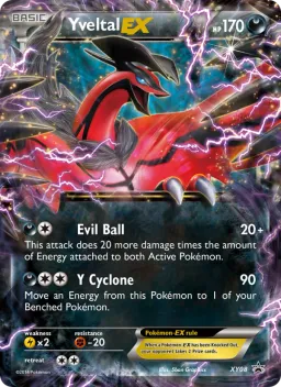 Yveltal EX XY08 XY Black Star Promos