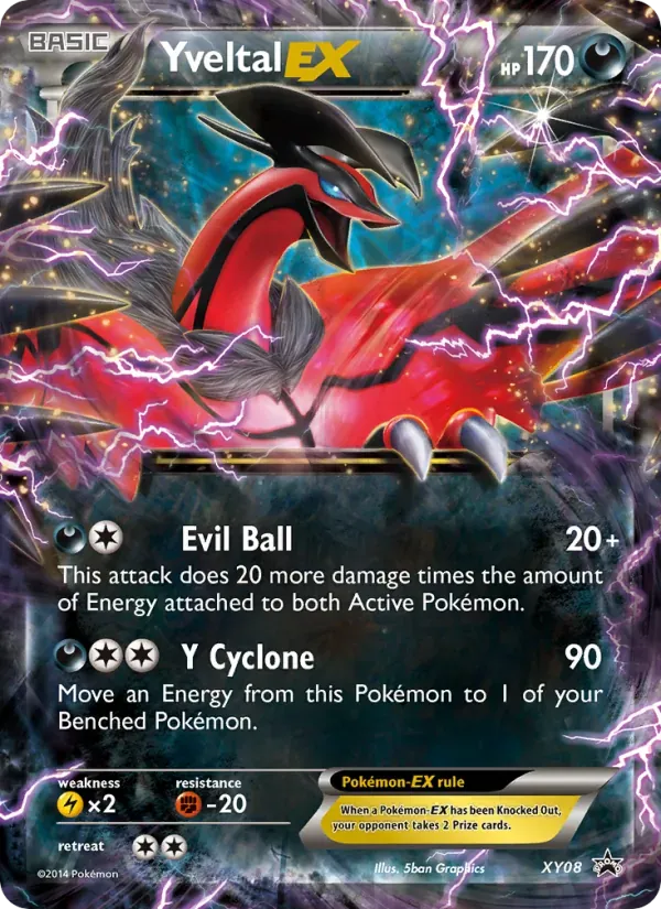 Yveltal EX XY08/211 XY Black Star Promos