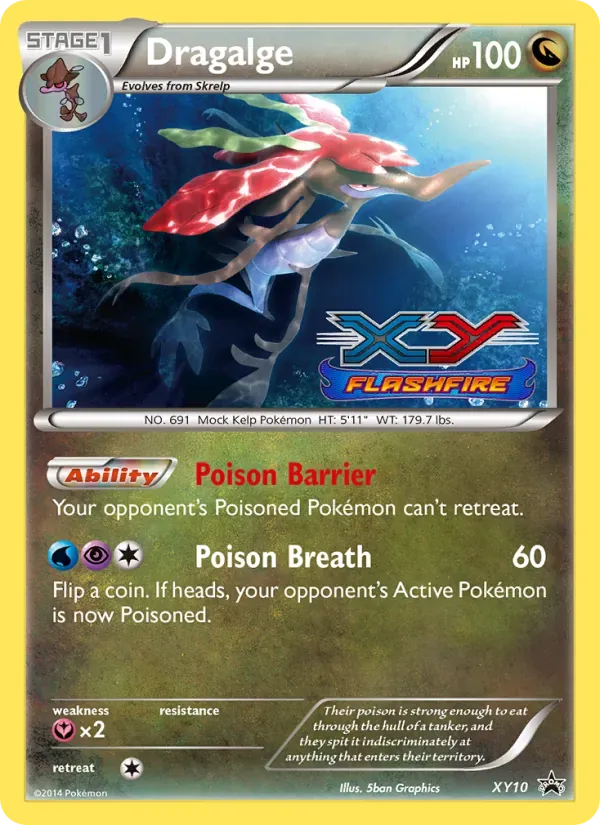 Dragalge XY10/211 XY Black Star Promos