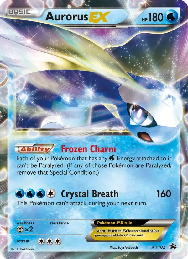 Aurorus EX XY102/211 XY Black Star Promos