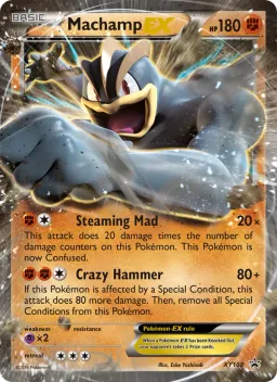 Machamp EX XY108 XY Black Star Promos