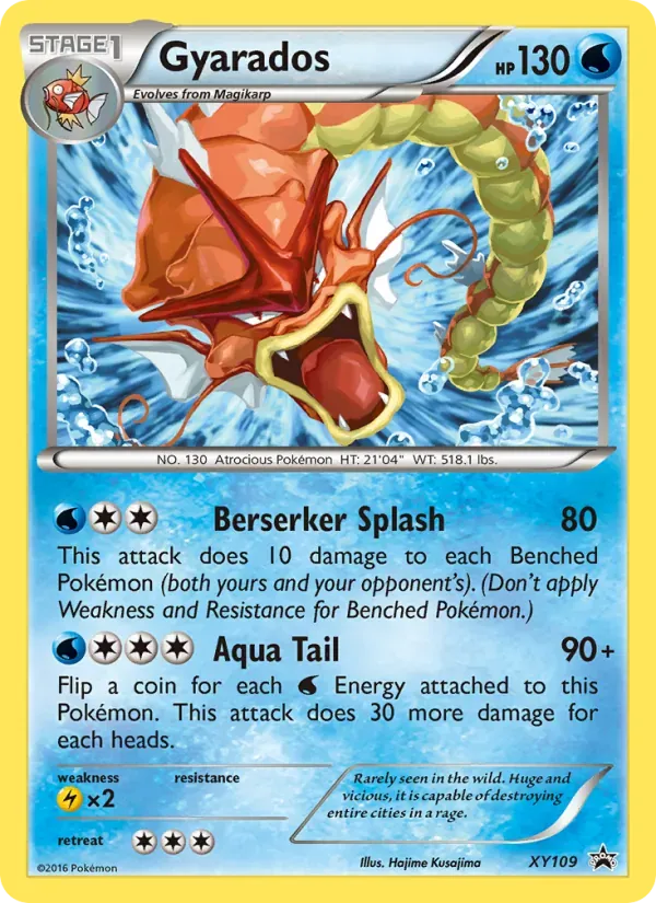 Gyarados XY109/211 XY Black Star Promos