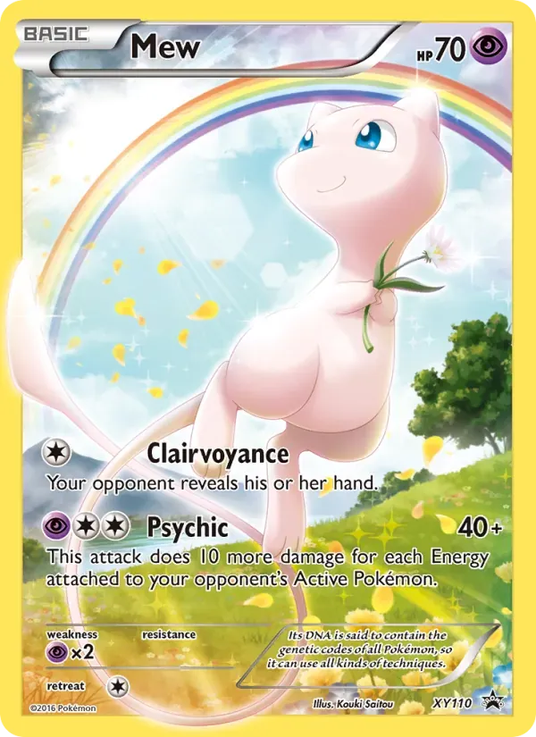Mew XY110/211 XY Black Star Promos
