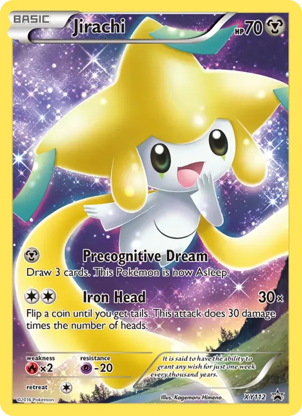 Jirachi XY112/211 XY Black Star Promos