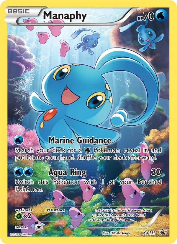 Manaphy XY113/211 XY Black Star Promos