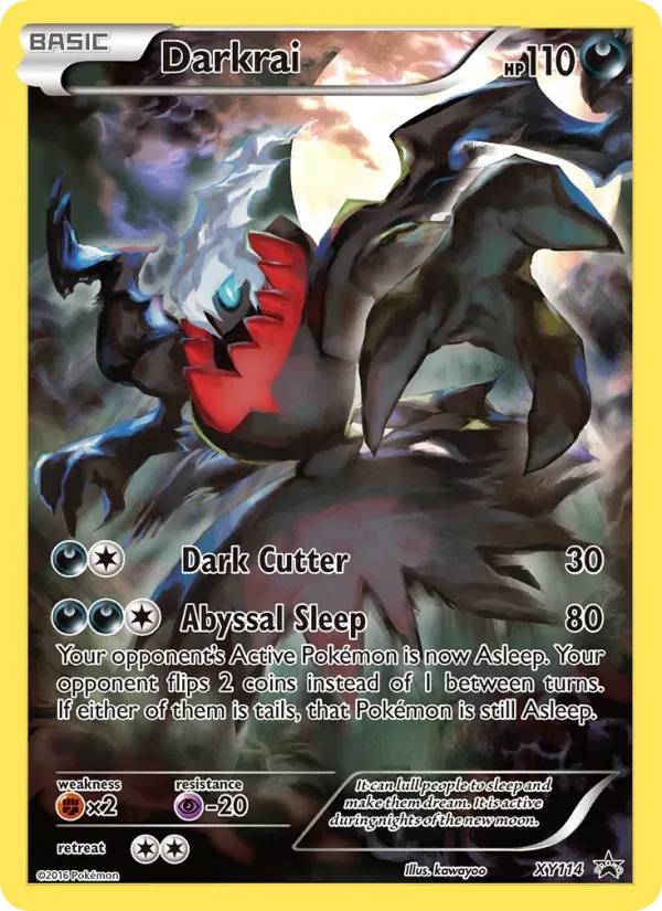 Darkrai XY114/211 XY Black Star Promos