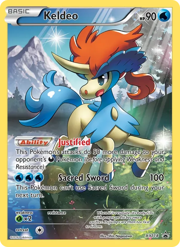 Keldeo XY118/211 XY Black Star Promos