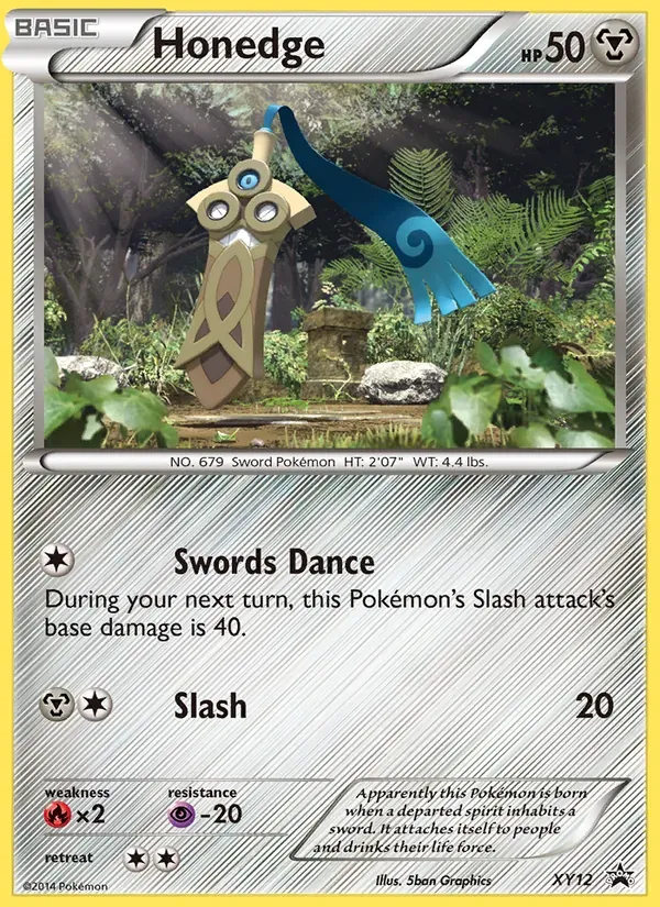 Honedge XY12/211 XY Black Star Promos