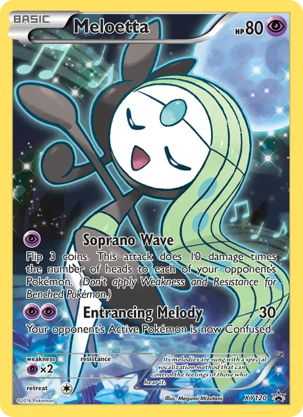 Meloetta XY120/211 XY Black Star Promos