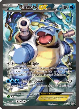 Blastoise EX XY122 XY Black Star Promos