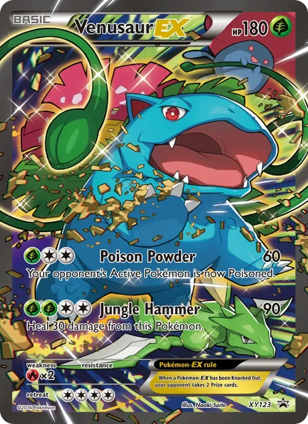 Venusaur EX XY123/211 XY Black Star Promos
