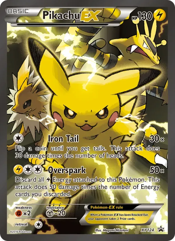 Pikachu EX XY124/211 XY Black Star Promos
