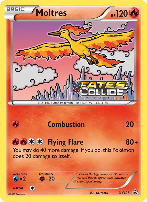 Moltres XY127/211 XY Black Star Promos