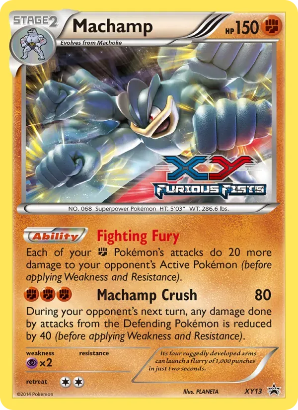 Machamp XY13/211 XY Black Star Promos