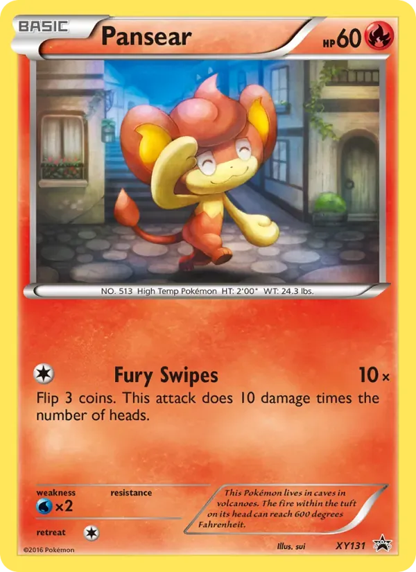 Pansear XY131/211 XY Black Star Promos